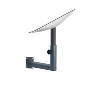 Pour support Starlink, pour support mural court Starlink, pour 230 x 130 x 80 mm en métal et bois capable de résister aux vents violents. Aucune compétence professionnelle ou expérience requise
