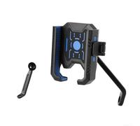 pour Support Téléphone pour moto Anti-Vibration pour Support | Absorption chocs double, réduit vibrations moteur, protège pour caméra et téléphone haute fréquence(Blue)