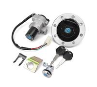 pour Suz&uki GS500 2001-2012M Kit De Bouchon Réservoir Contacteur D'allumage Serrure Selle Et Clé Interrupteur D'allumage