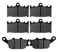 pour Suz&uki GSF 1200 GSF1200 2006 GSF1250 ABS 2007-2014 GSF 1250 Plaquettes De Frein Avant Et Arrière Pièces De Moto Plaquettes De Frein Motocyclette Plaquettes De Frein(Front and Rear)