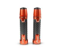Pour Suzuki Bandit GSF600S GSF 600S GSF600 S 600 1996-2003 Poignées De Guidon Moto Anti-dérapant Cap Ends Plug CNC Accessoires En Aluminium guidon(Orange)