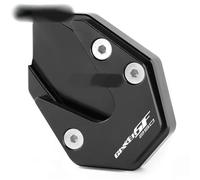 pour Suzuki GIXXER 250 SF 2020 2021 2022 2023 Béquille Moto Pied Latérale Extension Plaque Support Agrandir(Black)