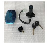 Pour Suzuki GS125 GS 125 Moto Interrupteur Allumage Bouchon Réservoir Carburant Ensemble Clés Verrouillage Interrupteur Alimentation(ENSEMBLE COMPLET)