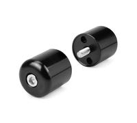 Pour Suzuki GSX-R 600 750 GSXR 1000 Moto Guidon Embouts Poignée Bouchons Poids Curseur Embouts guidon moto(Noir)