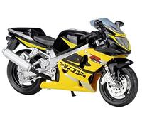 Pour Suzuki GSX-R1000 RM-Z250 GSX1300 1:18 Échelle Mini Moto Modèle Voiture De Course Voiture De Sport Souvenirs Objets De Collection Cadeaux(Yellow)