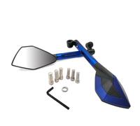 Pour Suzuki GSX1100F Katana GSF600 Bandit GS1000 GS500 CNC Rétroviseurs De Moto Moto Rétroviseurs Accessoires De Rétroviseurs Latéraux compatibles(Bleu)