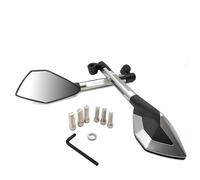 Pour Suzuki GSX1100F Katana GSF600 Bandit GS1000 GS500 CNC Rétroviseurs De Moto Moto Rétroviseurs Accessoires De Rétroviseurs Latéraux compatibles(Argent)