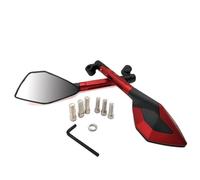Pour Suzuki GSX1100F Katana GSF600 Bandit GS1000 GS500 CNC Rétroviseurs De Moto Moto Rétroviseurs Accessoires De Rétroviseurs Latéraux compatibles(Rouge)