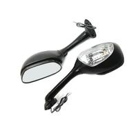 Pour Suzuki GSXR 600 750 2006-2015 GSXR 1000 2002-2015 K6 K7 K8 Rétroviseurs De Moto Rétroviseur Latéral Avec Clignotant compatibles(Noir)