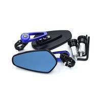 Pour Suzuki GSXR1300 GSX650F GSF650 BANDIT GSX1250 F/SA/ABS Moto Universelle 7/8 "22mm Guidon Aluminium Rétroviseurs(Bleu)