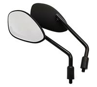 Pour Suzuki M109R Pour Vstrom 250 650 1000 Pour Intruder Pour Bandit 600 Moto Rétroviseur 8/10 Mm Rétroviseurs Latéraux retroviseur embout guidon(Black)