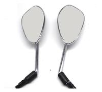 Pour Suzuki M109R Pour Vstrom 250 650 1000 Pour Intruder Pour Bandit 600 Moto Rétroviseur 8/10 Mm Rétroviseurs Latéraux retroviseur moto embout guidon(Chrome)