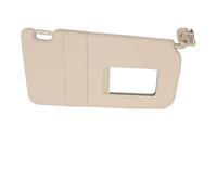 pour Suzuki pour Alto 2009 2010 2011 Pare-Soleil Intérieur Bouclier Avant Anti-éblouissement avec Miroir en Verre Pare-Soleil Intérieur Sun Visor(No.2 Beige (Right))