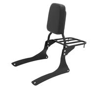 Pour Suzuki Pour Boulevard C90 2005-2009 Pour Intruder VL1500 1998-2004 Porte-bagages Avec Dossier Pour Moto(Black)