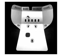 pour Suzuki pour DRZ 400SM 400E 400S 2005-2021 Plaque De Protection Avant Moto Couvercle De Protection De Moteur Bas Plaque Protection Châssis Moteur(Silver)