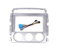 pour Suzuki pour Liana 2006-2015 Façade D'autoradio 9 Pouces avec Faisceau De Câbles Adaptateur d'alimentation Et Décodeur CANbus KLAUER(Frame and Cables)