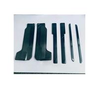 pour Suzuki pour Solio MA27S MA37S 4e Génération 2021-2024 Seuil Seuil Porte Voiture Accueillant La Garniture De Plaque De Seuil De Pédale(Black 6pcs)