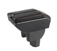 pour Suzuki pour Splash Accoudoir Boîte De Rangement Renfort D'accoudoir Panneau Commande Central Support De Coude Conducteur Accoudoir Central Console(B-Black Red Line)