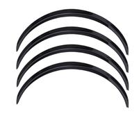 pour Suzuki pour Swift SX-4 Voiture Roue Sourcils Arche Garniture Lèvres Bande Fender Flares Bavettes Accessoires Passage Roue Voiture(4Pcs-Glossy Black)