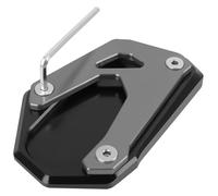 pour Suzuki pour V&Strom 1000 XT 2014-2023 Extension Béquille Latérale Moto Plaque Support Élargie Béquille Pad Plaque Agrandisseur(Titanium)