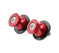 pour Suzuki pour V-Strom DL250 DL650 DL1000 DL1050 SV650 SV650X Support De Moto Vis M8 Bras Oscillant Bobines Curseur Protection Contre Les collisions(Rouge)