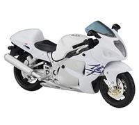 Pour Suzuki RM-Z250 GSX1300 GSX-R1000 1:18 Mini Modèle De Moto À Petite Échelle En Alliage Et Plastique Répliques De Motos De Sport Ornements(White)