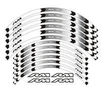 pour Suzuki RM125 RM250 1990-2000 2001 2002 2003 2004 2005 2006 2007 2008 Autocollants De Jante À Bande Réfléchissante Hub Accessoires Moto