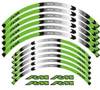 pour Suzuki RM125 RM250 RM 125 250 1990-2000 2001 2002 2003 2004 2005 2006 2007 2008 Hub Moto Accessoires Autocollants Jante Bande Réfléchissante