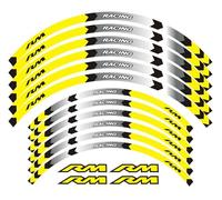 pour Suzuki RM125 RM250 RM 125 250 1990-2000 2001 2002 2003 2004 2005 2006 2007 2008 Hub Moto Accessoires Autocollants Jante Bande Réfléchissante