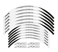 pour Suzuki RM125 RM250 RM 125 250 1990-2000 2001 2002 2003 2004 2005 2006 2007 2008 Hub Moto Accessoires Autocollants Jante Bande Réfléchissante