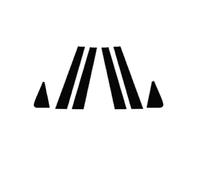 Pour Suzuki SX4 Hatchback 2006 2007 2008 2009 2010 2011 2012 2013 Protection Adhésive Noire Brillante Pour Montants De Porte Et Vitres Latérales IENQBVL