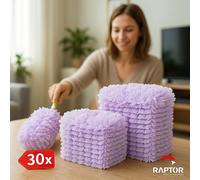Pour Swiffer aimant à poussière - 30 chiffons de rechange avec 1xpoignée - Chiffon à poussière - Chiffons en microfibre