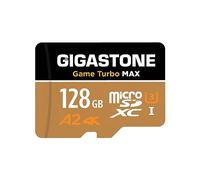 【pour Switch 1 Seulement】 GIGASTONE MicroSDXC 128 Go, Game Turbo Max, Vitesse jusqu'à 160/100 Mo/s, pour Switch 1, Steamdeck, 4K Video A2 V30 U3 MicroSDXC avec Adaptateur【Récupération Gratuite 5 Ans】