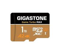 【pour Switch 1 Seulement】 GIGASTONE MicroSDXC 1To, Game Turbo Max, Vitesse jusqu'à 160/140 Mo/s, pour Switch 1, Steam Deck, 4K Vidéo A2 V30 U3 MicroSDXC avec Adaptateur【Récupération Gratuite 5 Ans】