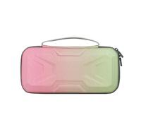 pour Switch 2 Étui de Rangement Anti-Collision, Anti-Rayures et Étui de Protection éTanche, Console de Jeu pour Switch 2 Sac à Main de Voyage Rigide Portable de Style Mécanique. (Rose)