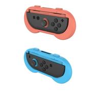 Pour Switch 2 J-Con Extension Grips conception Ergonomique non Glissement Anti-Gouttes, Console de Jeu pour Switch 2 J-Con Handle Avec Lonyard. (Rouge+Bleu)