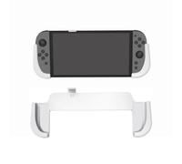 pour Switch 2 Poignée d'Extension, Conception Ergonomique, Étui de Protection Antidérapant et Anti-Rayures, Console de Jeu pour Switch 2, Poignée avec Support. (Blanc)