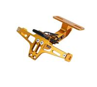 pour SYM pour MAXSYM TL500 Support De Plaque D'immatriculation Arrière Moto Queue Bien Rangé Éliminateur Garde-Boue Lumière Support Plaque D'immatriculation(G)