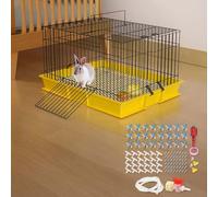 Pour système d'abreuvement des lapins avec buse à double ressort pour les installations d'élevage, pour les lapins reçoivent de l'eau fraîche et circulante à tout moment (ensemble de 12 pièces)