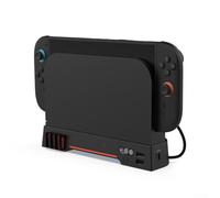 Pour système de refroidissement Switch 2 Dock avec alimentation USB, fonctionnement silencieux et 4 emplacements pour cartes de jeu