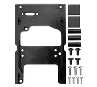 Pour système WPL 1:16 RC voiture moteur de direction en métal servo fixation support de montage de base noir