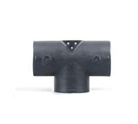 Pour systèmes de chauffage de véhicule - Connecteur de conduit de type T avec deux valves de 75 mm de diamètre intérieur - Convient pour les installations de chauffage auxiliaire diesel Webasto