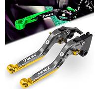 Pour T-MAX 500 T MAX 530 TMAX530 SX/DX TMAX 560 DX/ABS TMAX 560 MAX TECH TMAX 560 TECH MAX ABS Accessoires de moto Leviers d'embrayage de frein pliables extensibles réglables CNC (or)