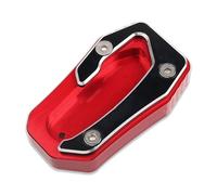 Pour T-MAX TMAX 530 SX DX 2017-2023 Plaque De Support D'extension De Béquille Latérale CNC Pour Moto Agrandir RESPUNEKBAH(Red)