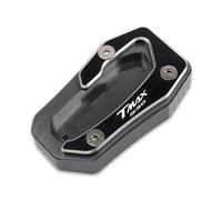 pour T-Max TMAX 530 SX DX TMAX530 2017-2023 Moto CNC Béquille Pied Latérale Rallonge Plaque De Support Agrandir(Titanium)