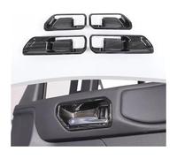 Pour T&oyota Pour Land Pour Cruiser Pour Prado Poignée Porte Voiture Bois Grain Volant Sortie D'air Couvercle Protéger Ligne Moulage Poignée Intérieure(Wood Grain 9)