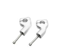 pour T&riumph pour Bonneville pour T100 pour T120 pour Bobber 2017-2024 Pince Guidon Moto Entretoise Ascenseur Guidon LC 25mm Universel Riser Pince Guidon(White)