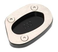 Pour T&riumph Pour Speed Twin 1200 2019-2021 Accessoires De Moto CNC Béquille Pied Béquille Latérale Extension Plaque De Support Moto Pied Béquille Latérale Pad(Black b)