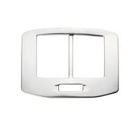 Pour T Roc Pour VW Pour T ROC 2018 2019 2020 2021 2022 2023 Auto Voiture Accoudoir Arrière Sortie D'aération Cadre Garnitures Autocollant Voiture Garniture Console Latérale Voiture(Sliver)