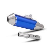 Pour T700S pour T700 S118 2019-2026 ensemble de silencieux système d'échappement complet tuyau intermédiaire d'acier inoxydable moto remplacement échappement moto(TYPE-B)